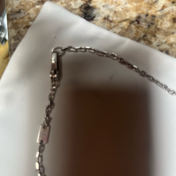 Silver Gucci Charm Butterfly and Heart Necklace, dust bag included - Picture 7 of 7